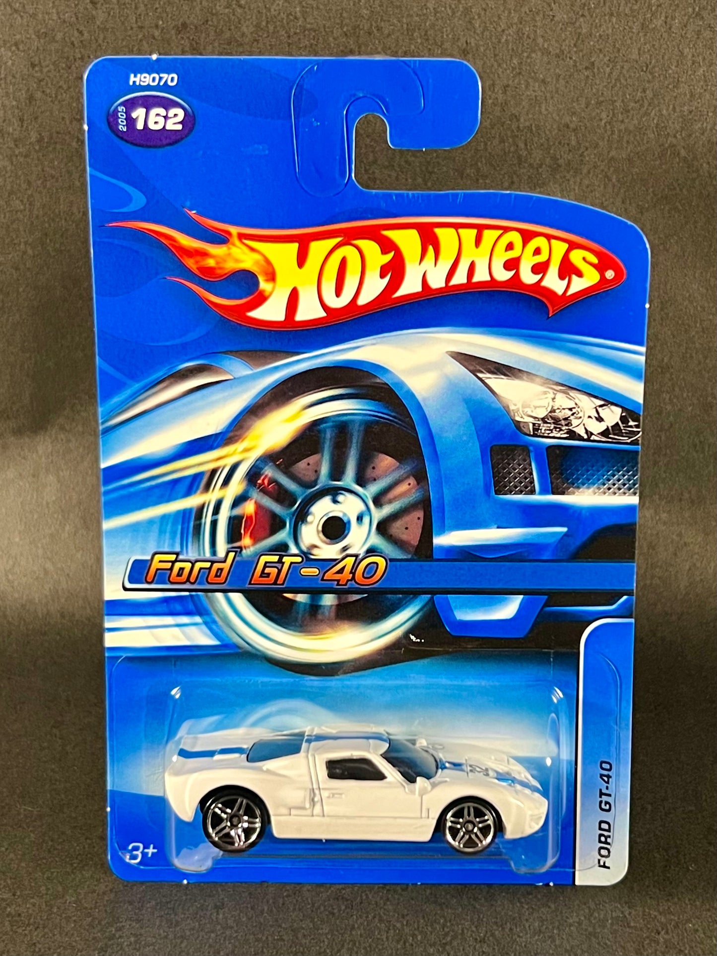 2005 Hot Wheels #162 Ford GT-40, White