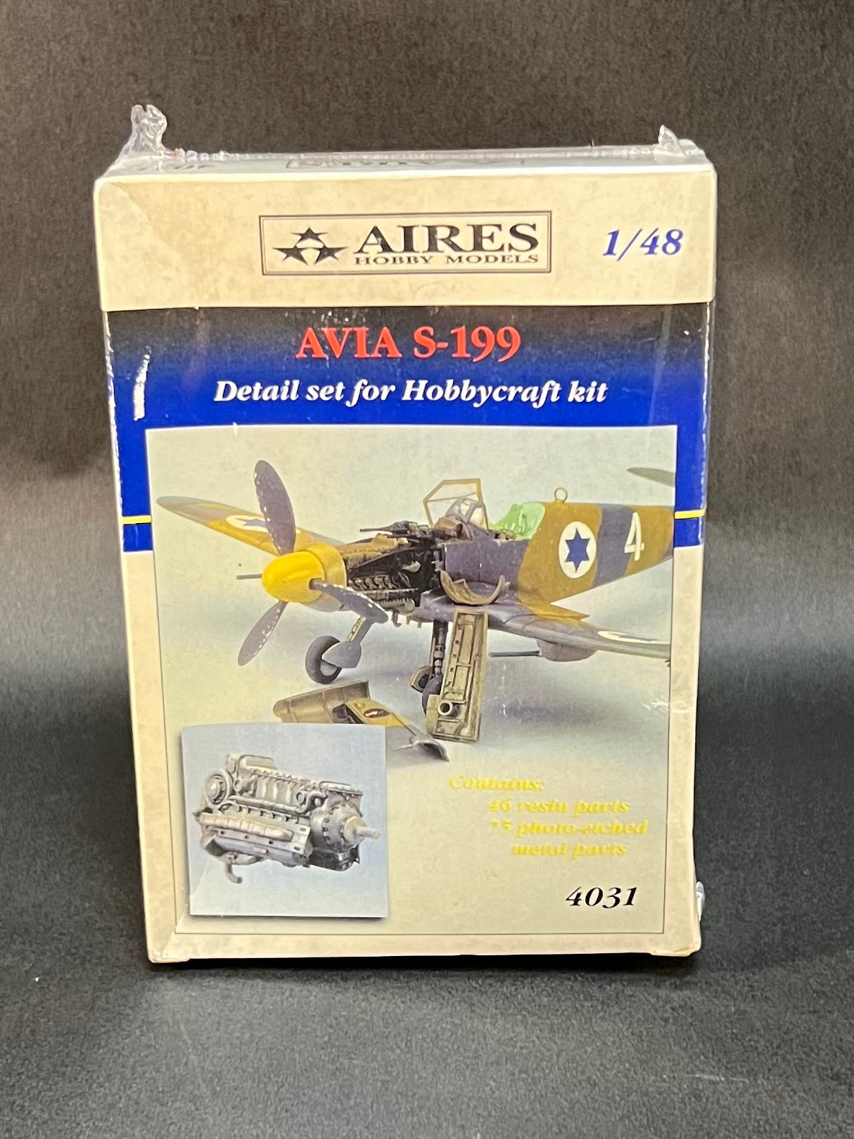 1995 Aires Hobby Model Detail Set 4031 1:48 Scale Avia S-199 for Hobby Craft Kit