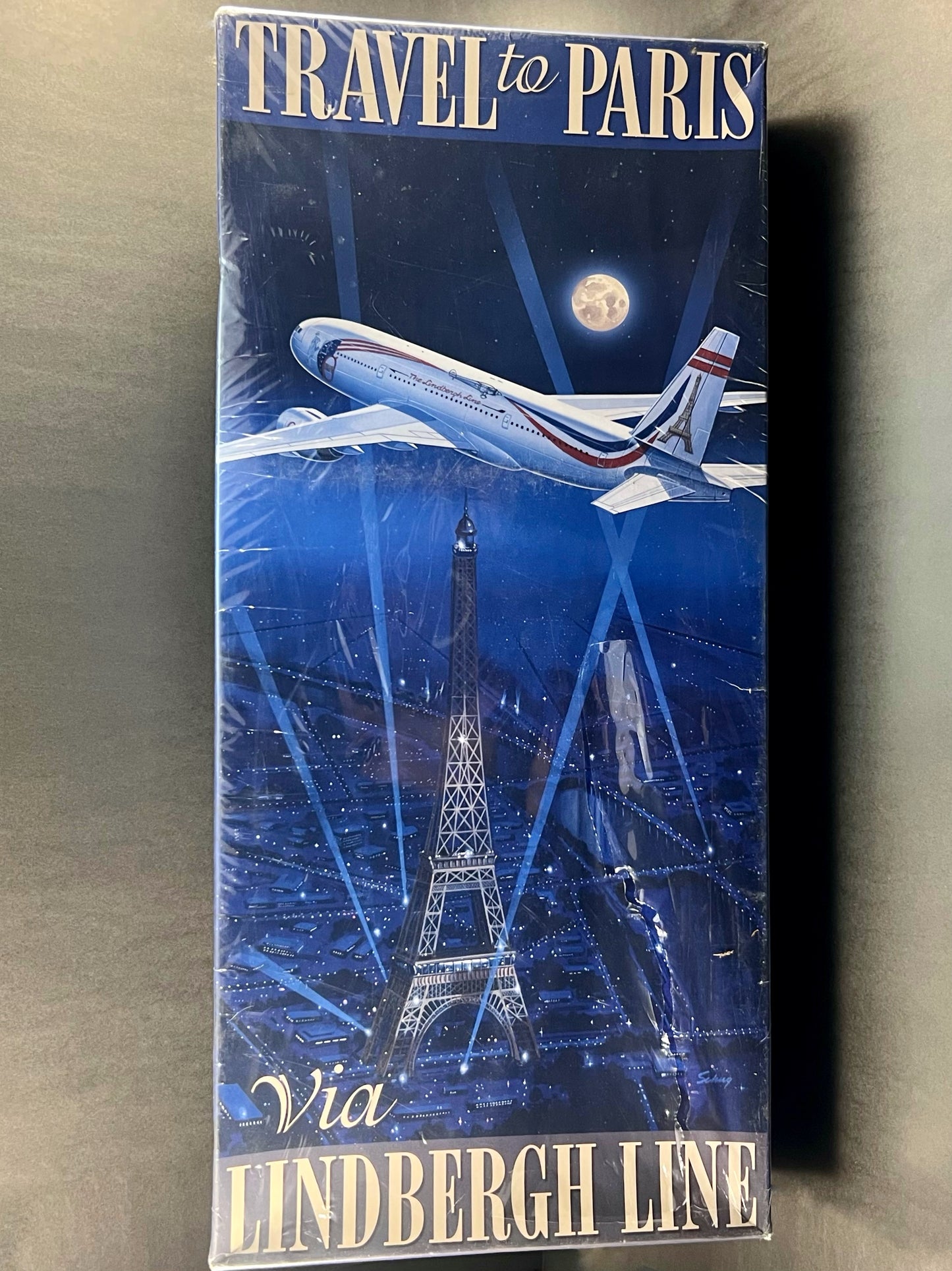 2004 MiniCraft Model Kit 15004 1:144 Scale Lindbergh Line 777 Travel to Paris
