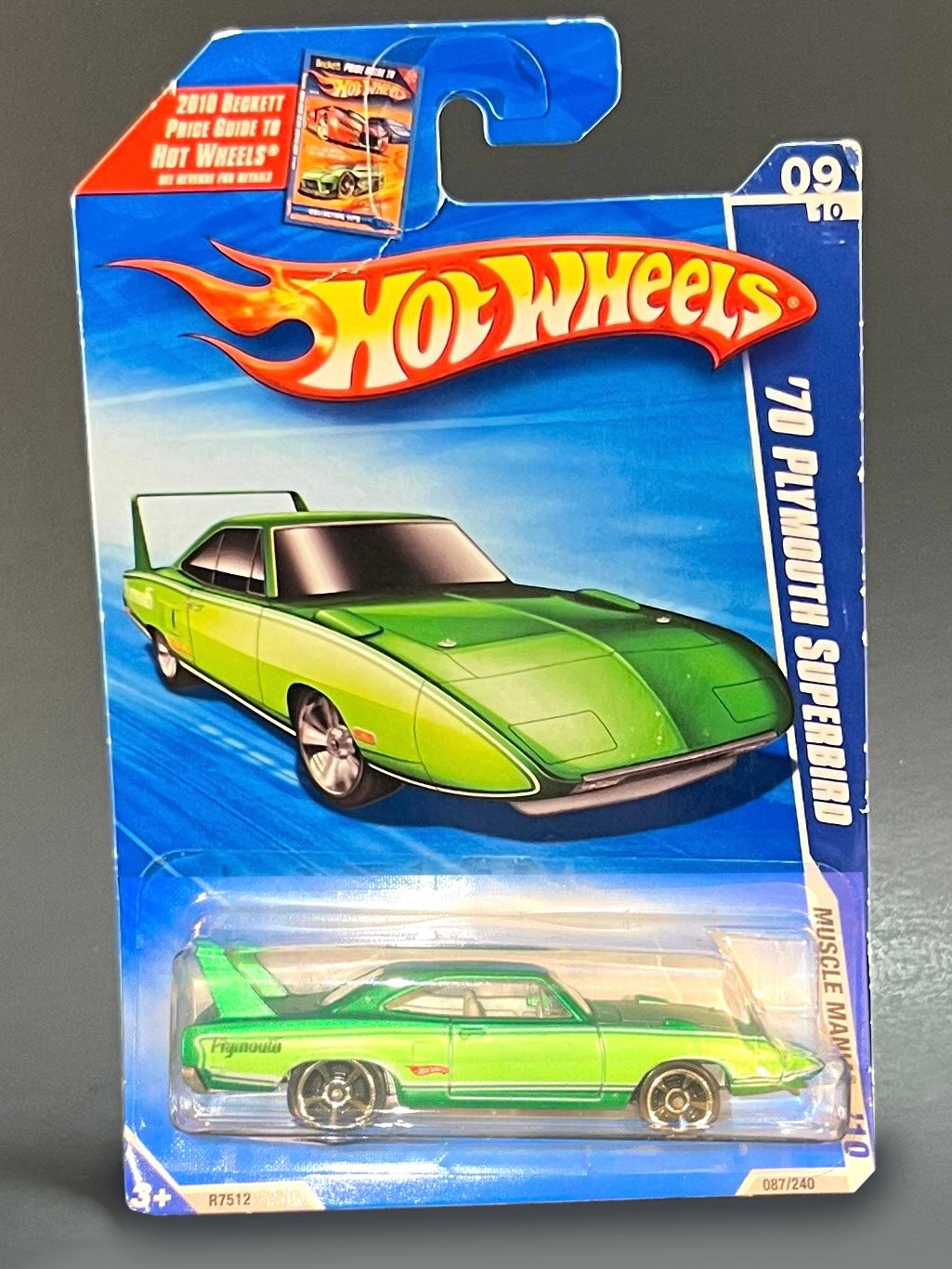 Hot Wheels Muscle Mania '10 #087 '70 Plymouth Superbird Green