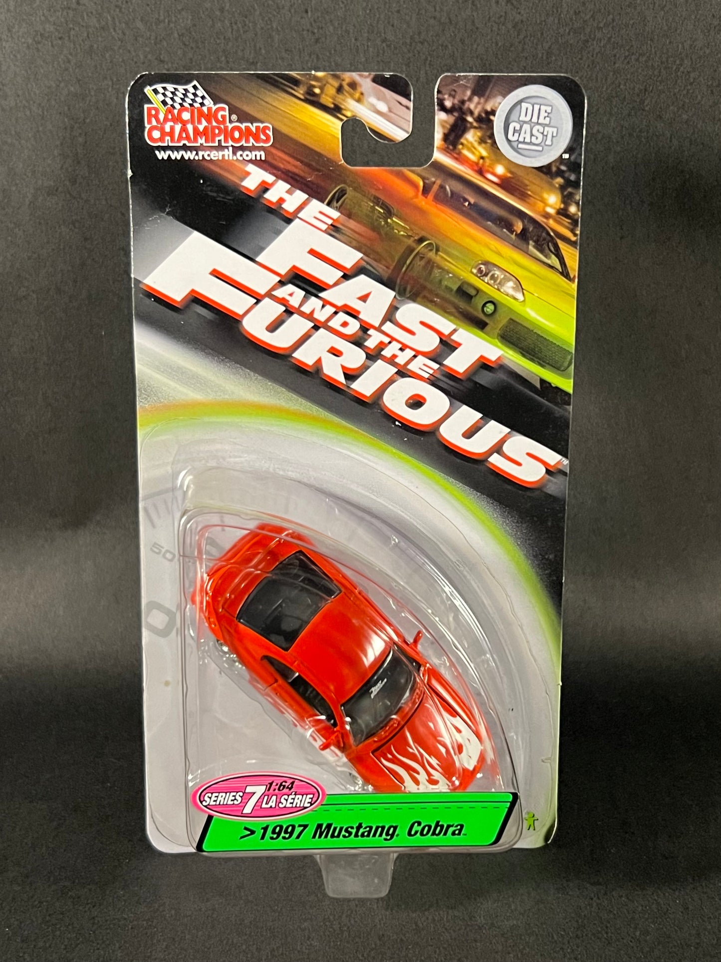 2003 Racing Champions The Fast and The Furious Series 7 1997 Mustang Cobra, Orange