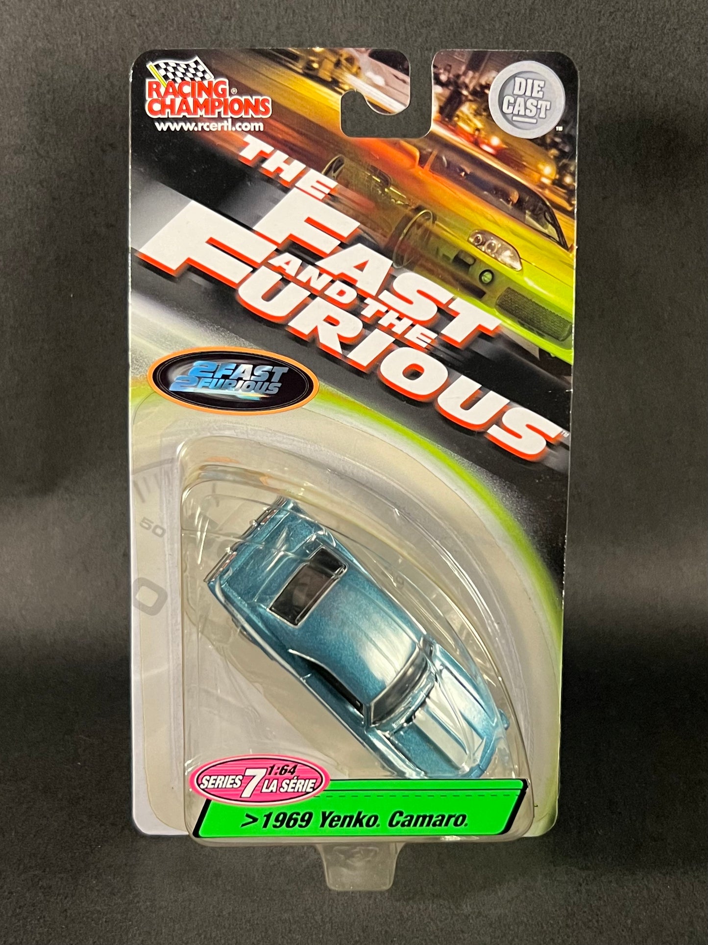 2003 Racing Champions The Fast and The Furious Series 7 1969 Yenko Camaro, Blue