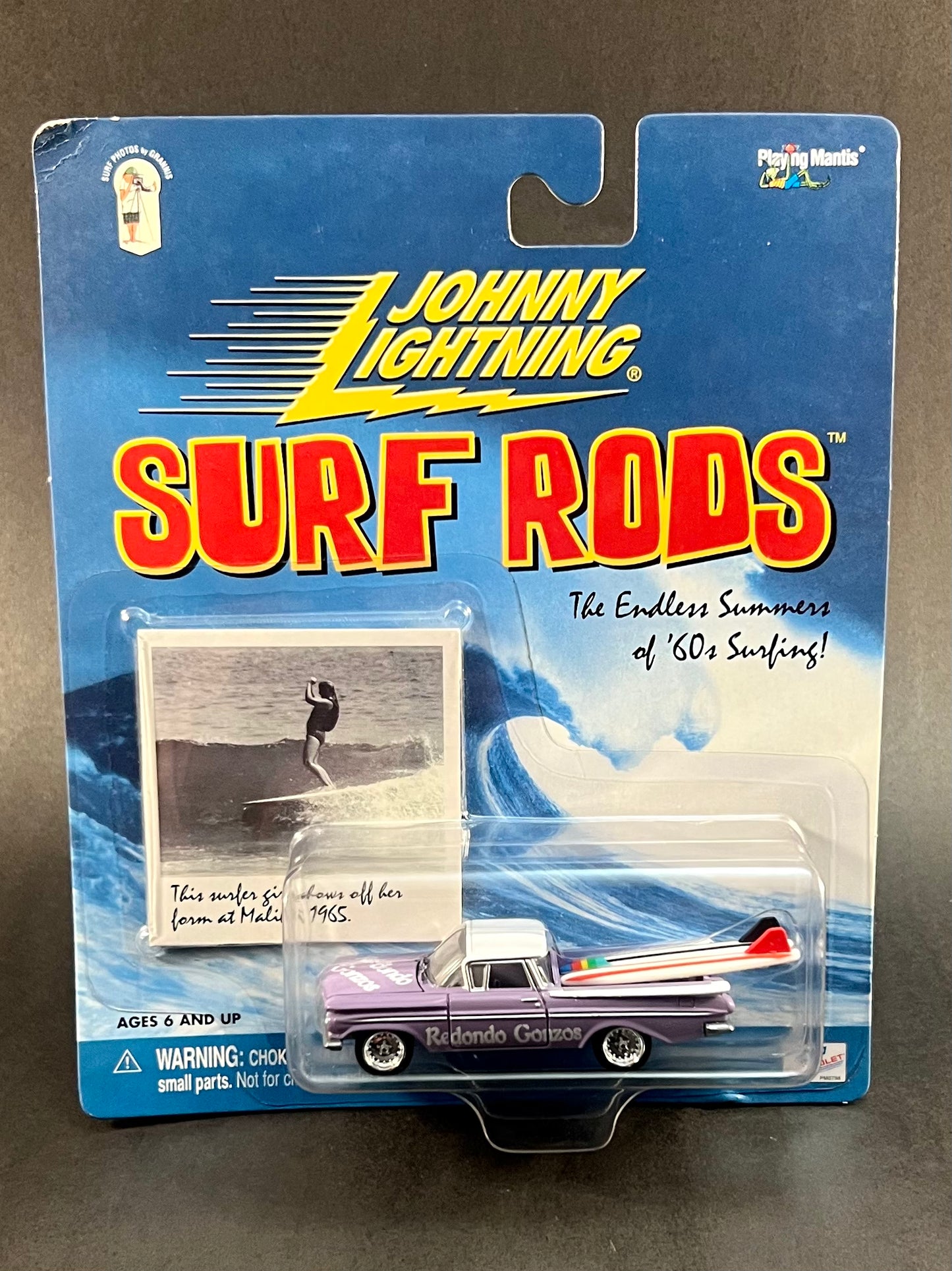 2000 Johnny Lightning Surf Rods Redondo Gonzos, Purple