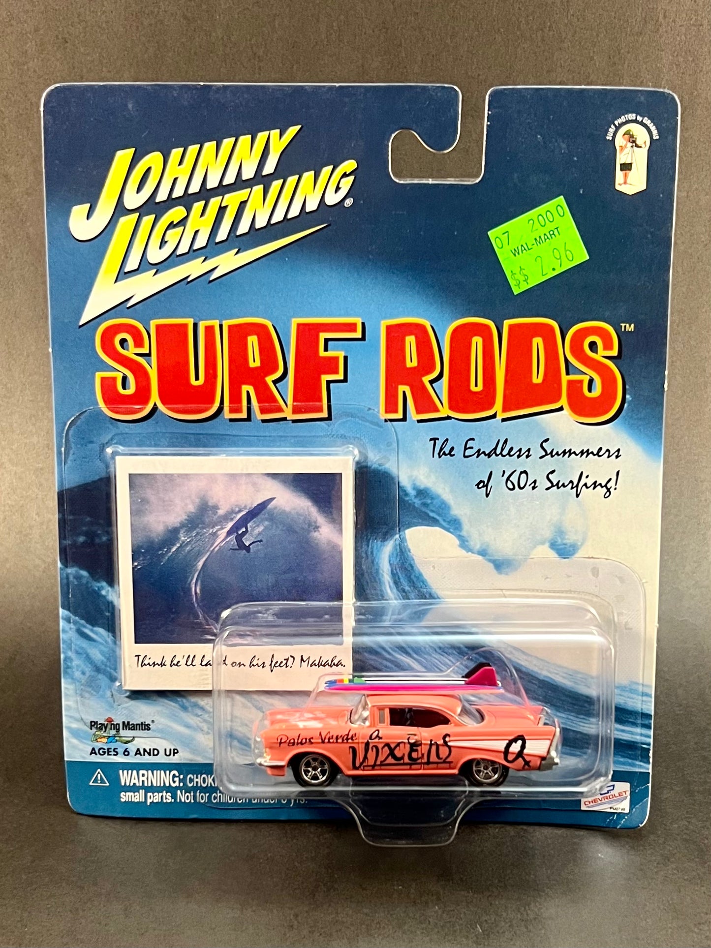 2000 Johnny Lightning Surf Rods Palos Verde Vixens: Version 2, Pink