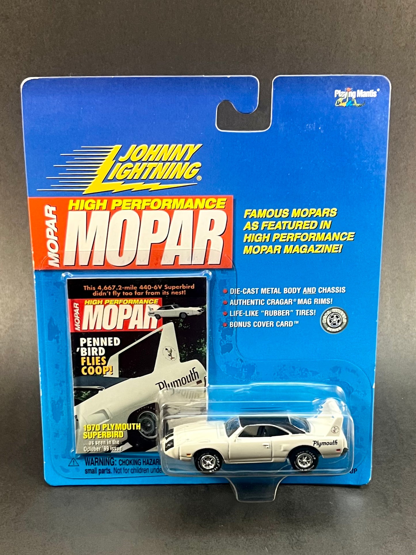 2000 Johnny Lightning High Performance Mopar 1970 Plymouth Superbird, White