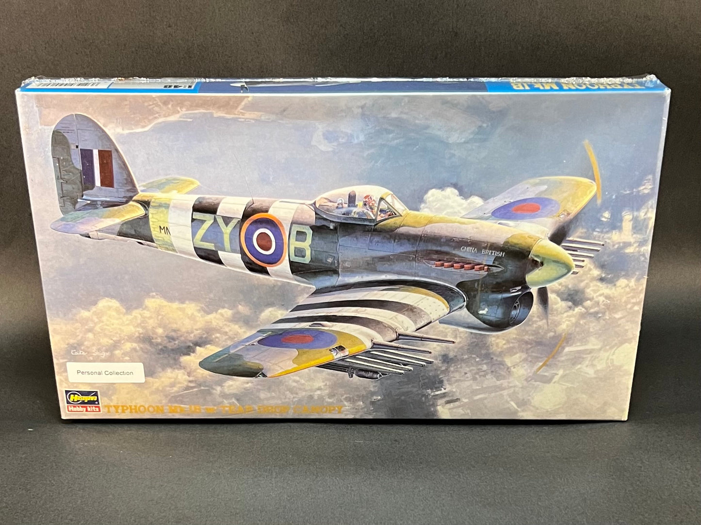 1999 Hasegawa Model Kit JT60 1:48 Scale Typhoon Mk. IB w/ Tear Drop Canopy