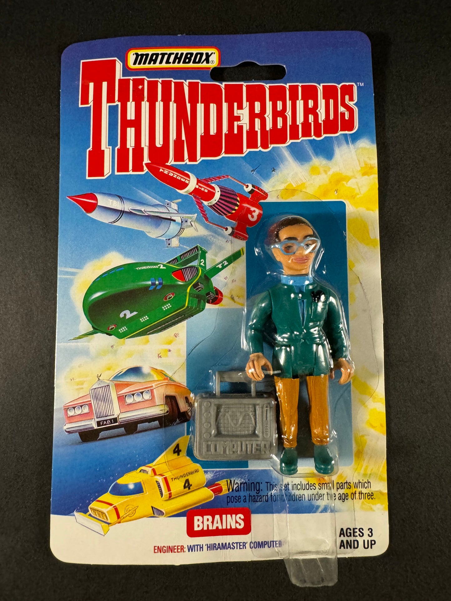 Matchbox THUNDERBIRDS- Engineer Brains With 'Hiramaster' Computer