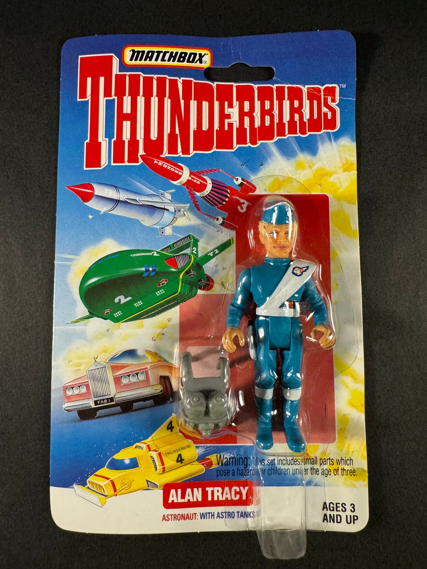 Matchbox THUNDERBIRDS- Astronaut Alan Tracy With Astro Tanks
