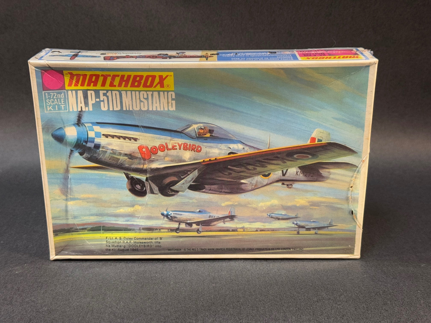 1973 Matchbox Model Kit PK-13 1:72 Scale NA. P-51D Mustang