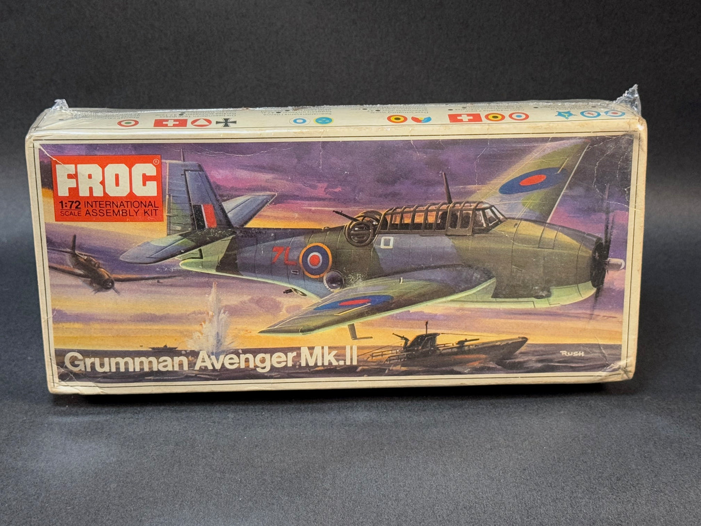 1973 Frog Model Kit F244 1:72 Scale Grumman Avenger Mk. II