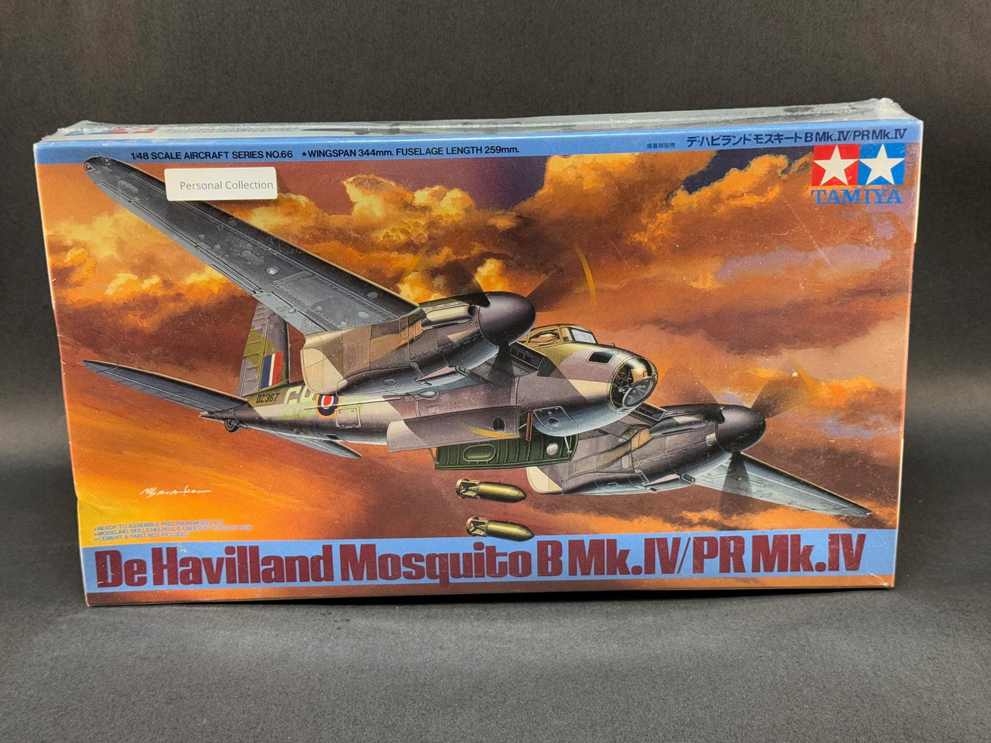 Tamiya Model Kit 61066 1:48 Scale De Havilland Mosquito B Mk.IV/PR Mk.IV