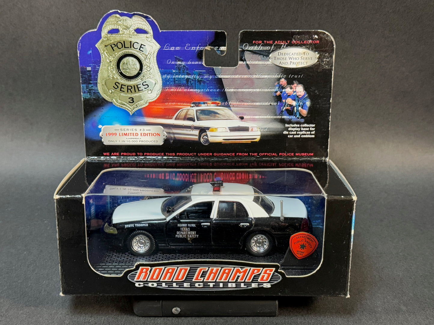 Road Champs Collectibles 1999 Police Series 3 Texas Highway Patrol