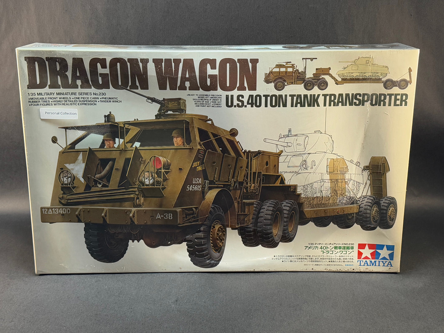 Tamiya Model Kit 35230 1:35 Scale Dragon Wagon US 40 Ton Tank Transporter