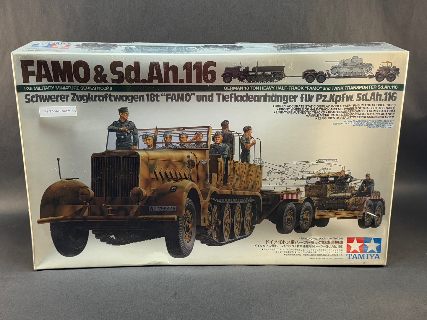 Tamiya Model Kit 35246 1:35 Scale FAMO & Sd.Ah.116