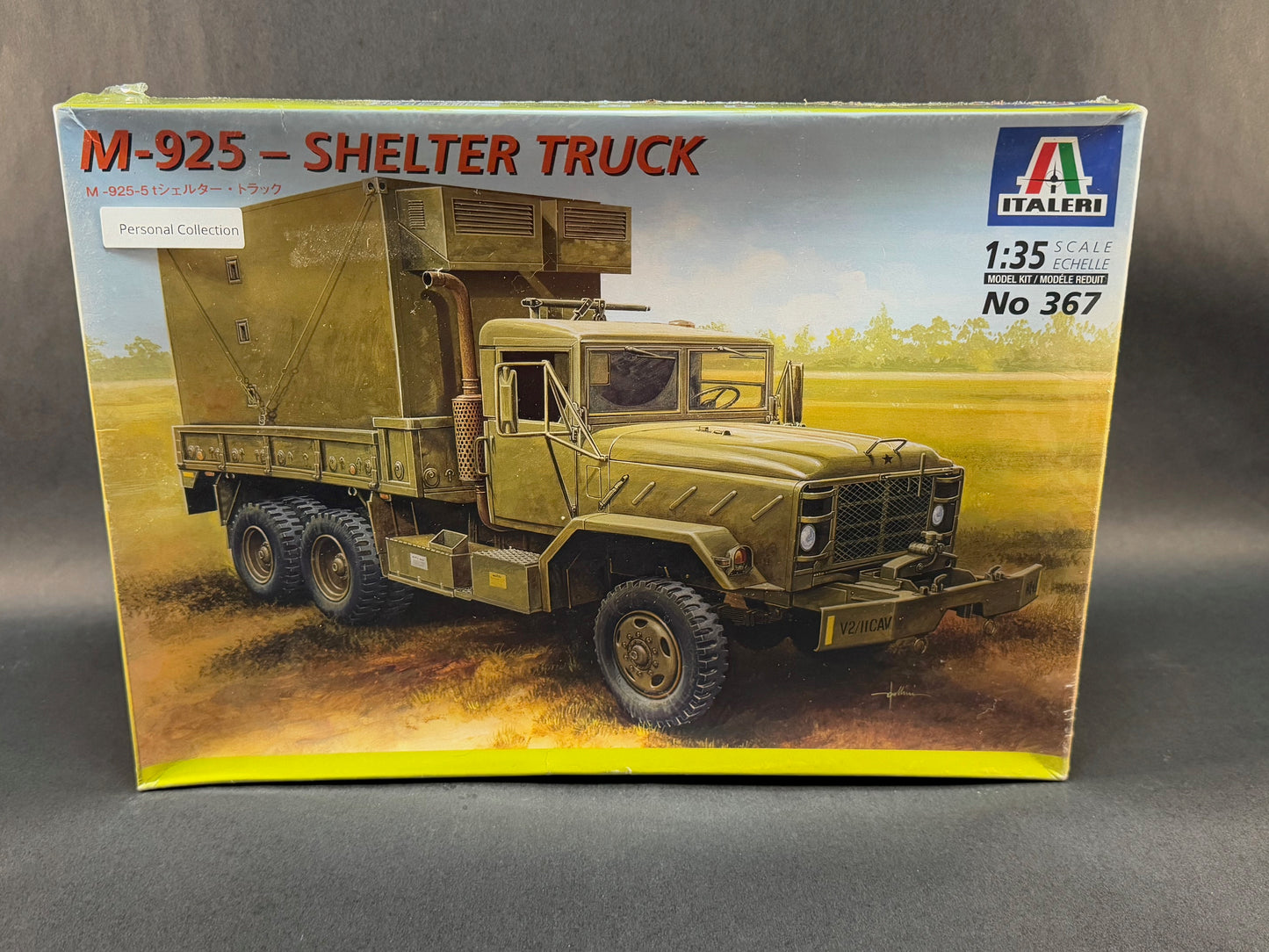 1999 Italeri Model Kit 367 1:35 Scale M-925 Shelter Truck