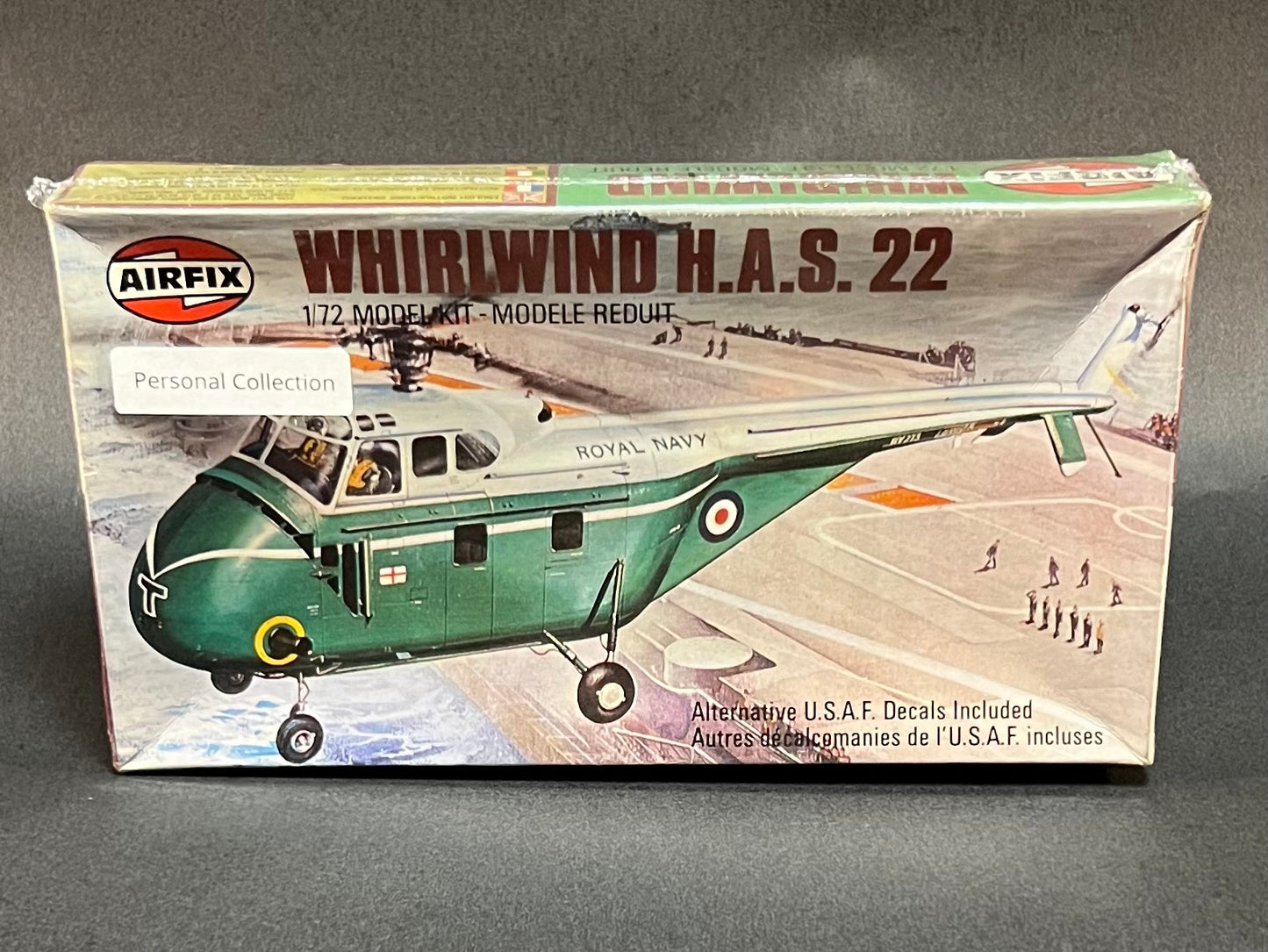 1981 Airfix Model Kit 02056-9 1:72 Scale Whirlwind H.A.S.22