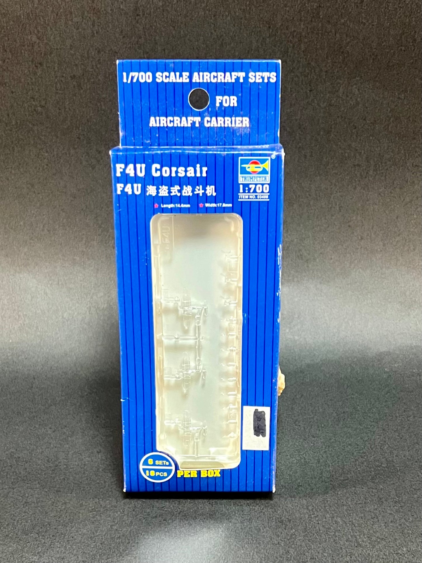 Trumpeter 3408 1:700 Scale Aircraft Sets for Aircraft Carrier (6 Sets F4U Corsair)
