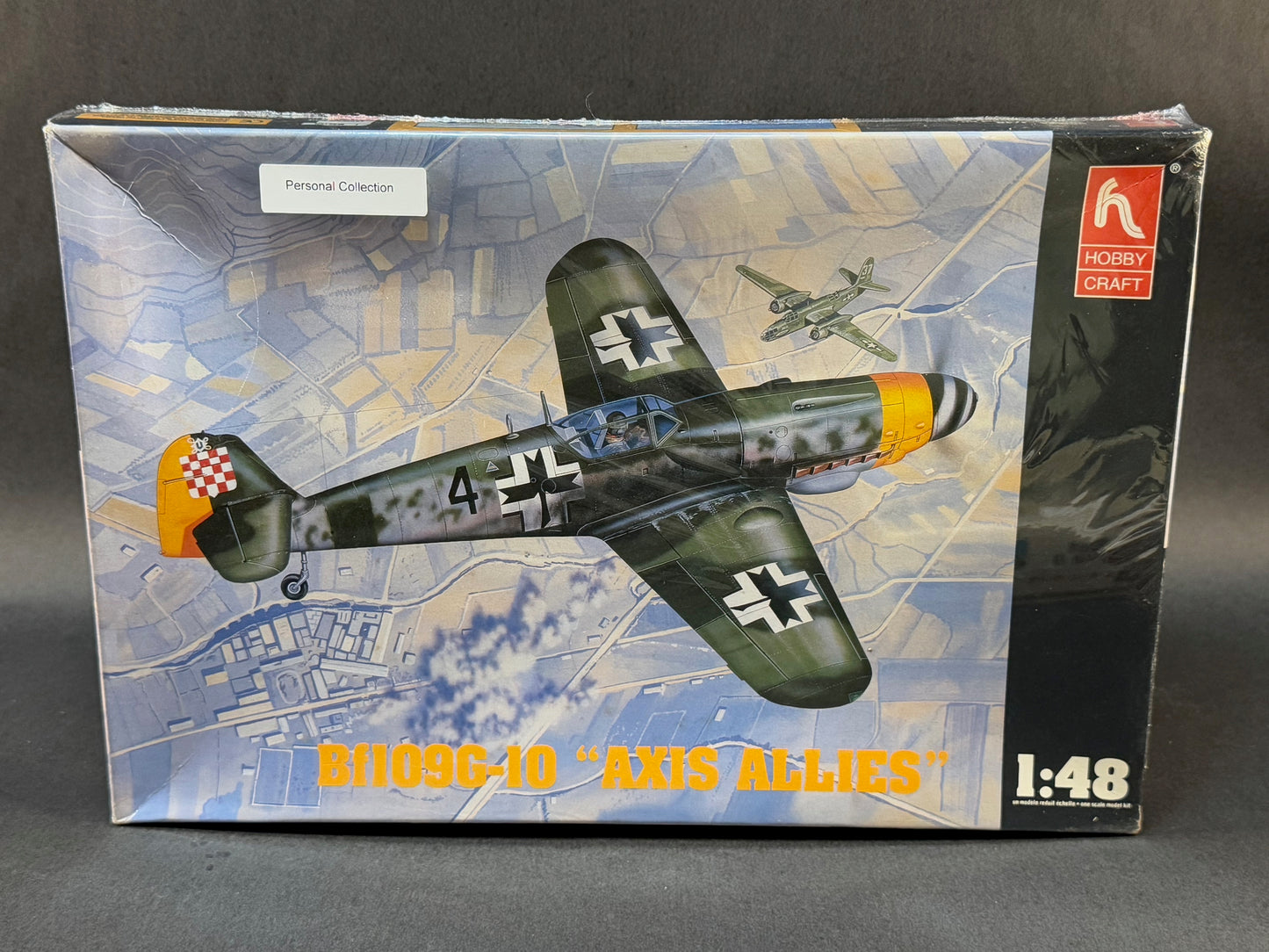 1996 Hobby Craft Model Kit HC1522 1:48 Scale Bf109G-10 "Axis Allies"