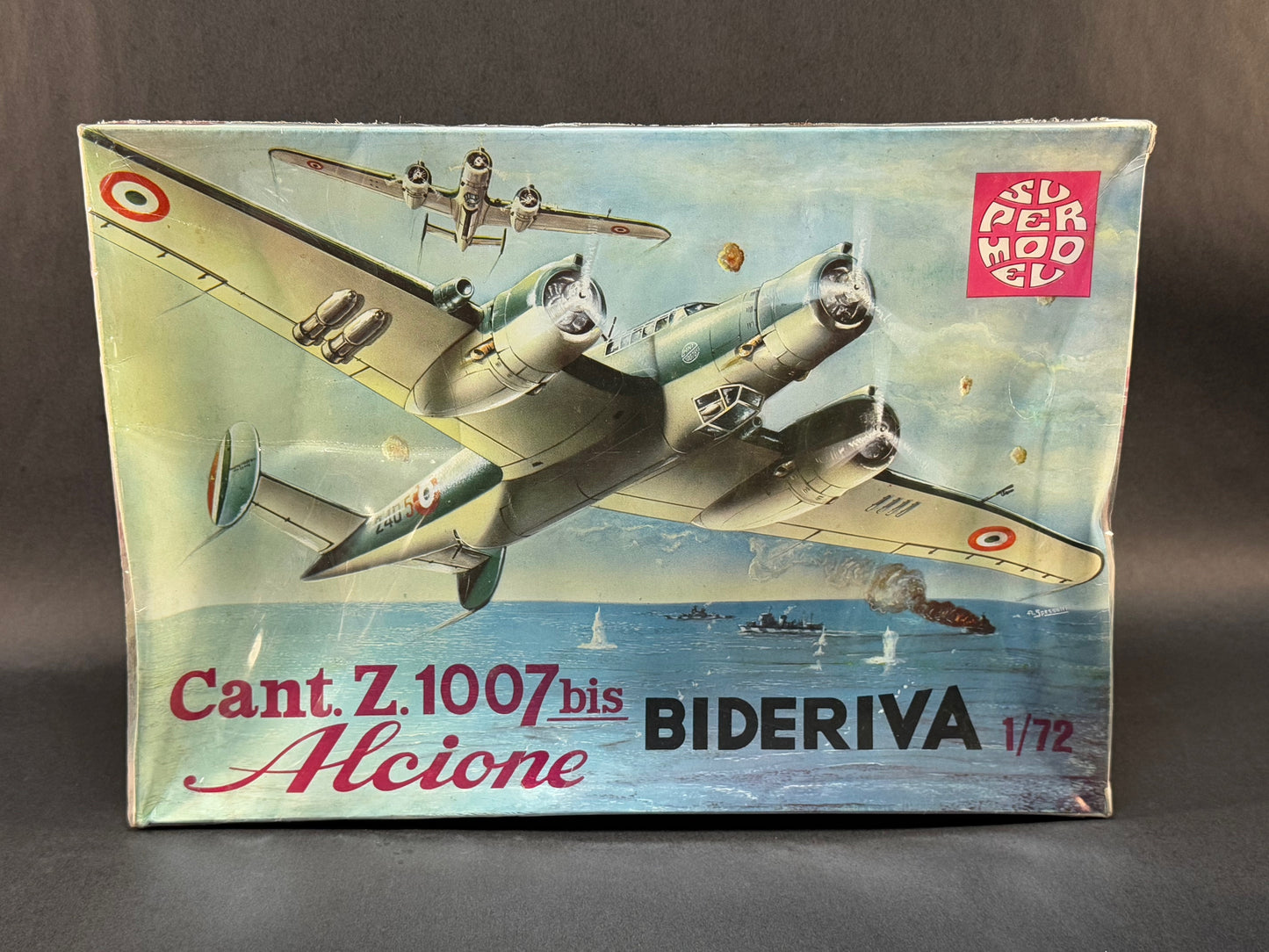 2012 Super Model Kit 10-006 1:72 Scale Cant. Z. 1007 bis Alcione Bideriva