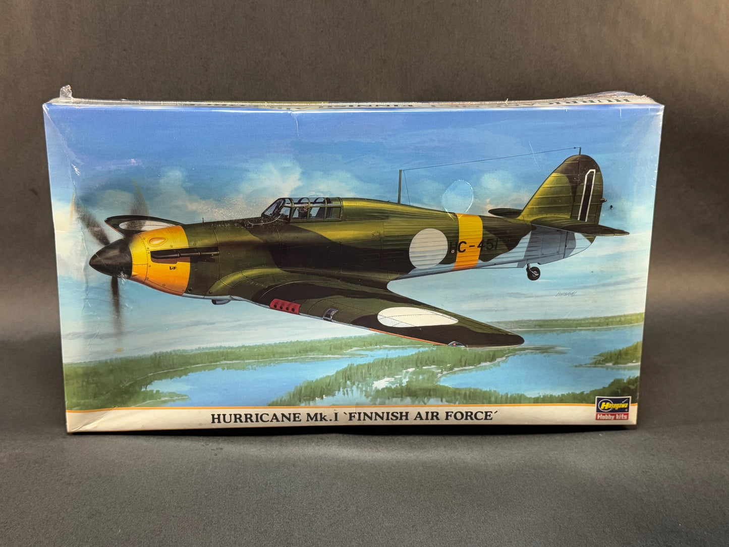 2001 Hasegawa Model Kit 09391 1:48 Scale Hurricane Mk. I 'Finnish Air Force'