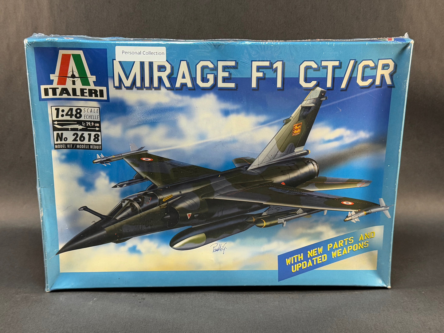 2002 Italeri Model Kit 2618 1:48 Scale Mirage F1 CT/CR