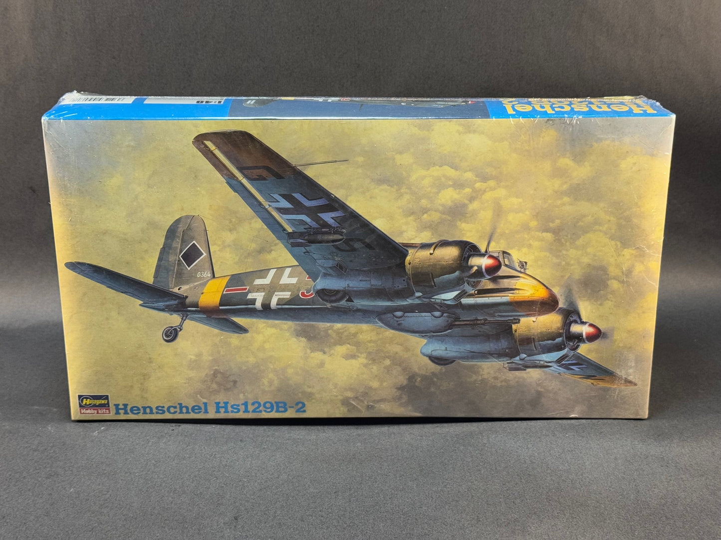 1999 Hasegawa Model Kit JT71 1:48 Scale Henschel Hs129B-2