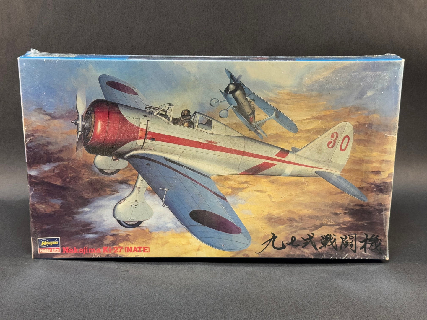 1988 Hasegawa Model Kit J8 1:48 Scale Nakajima Ki-27 (Nate)