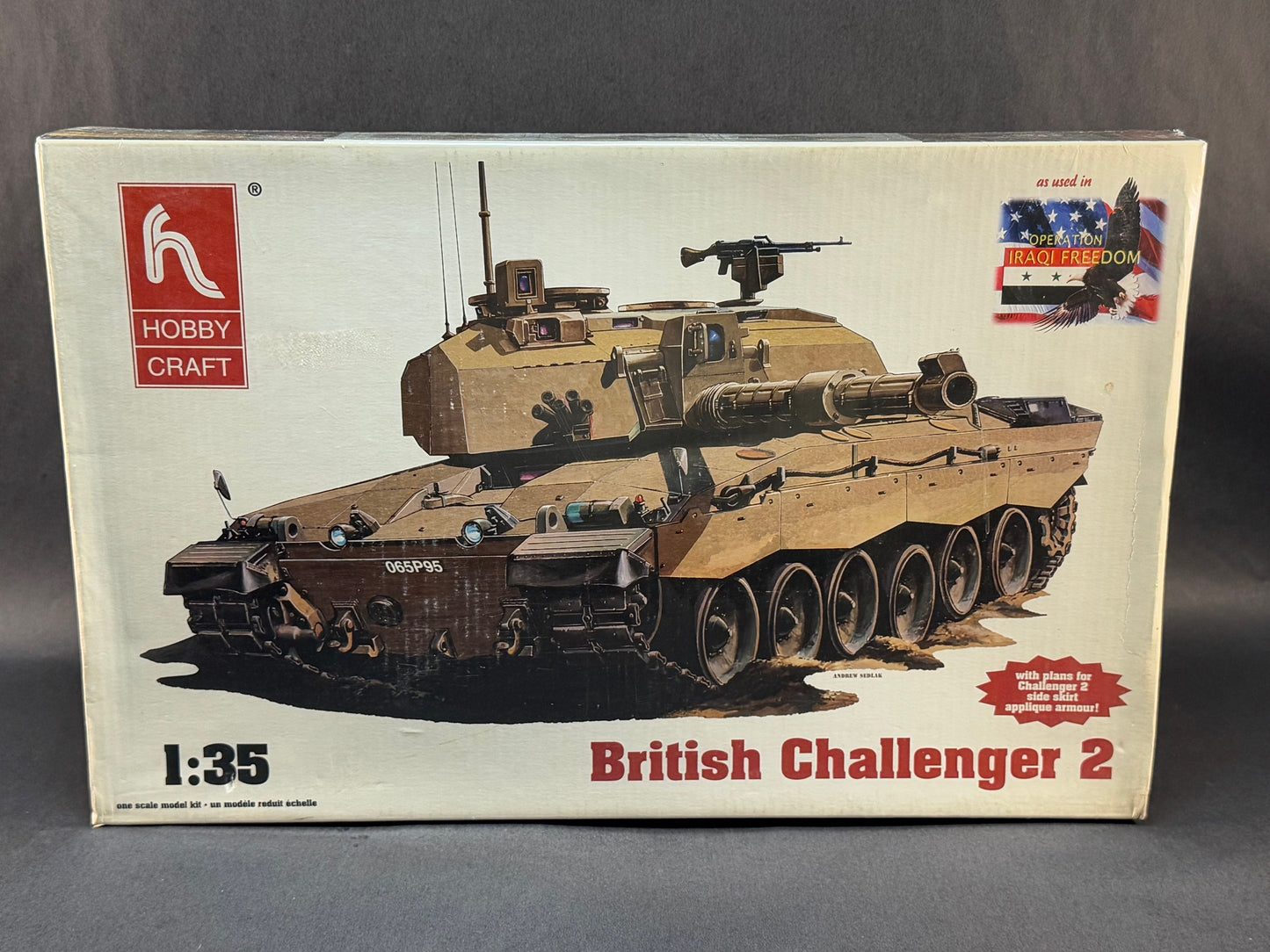 2004 Hobby Craft Model Kit HC6003 1:35 Scale British Challenger 2