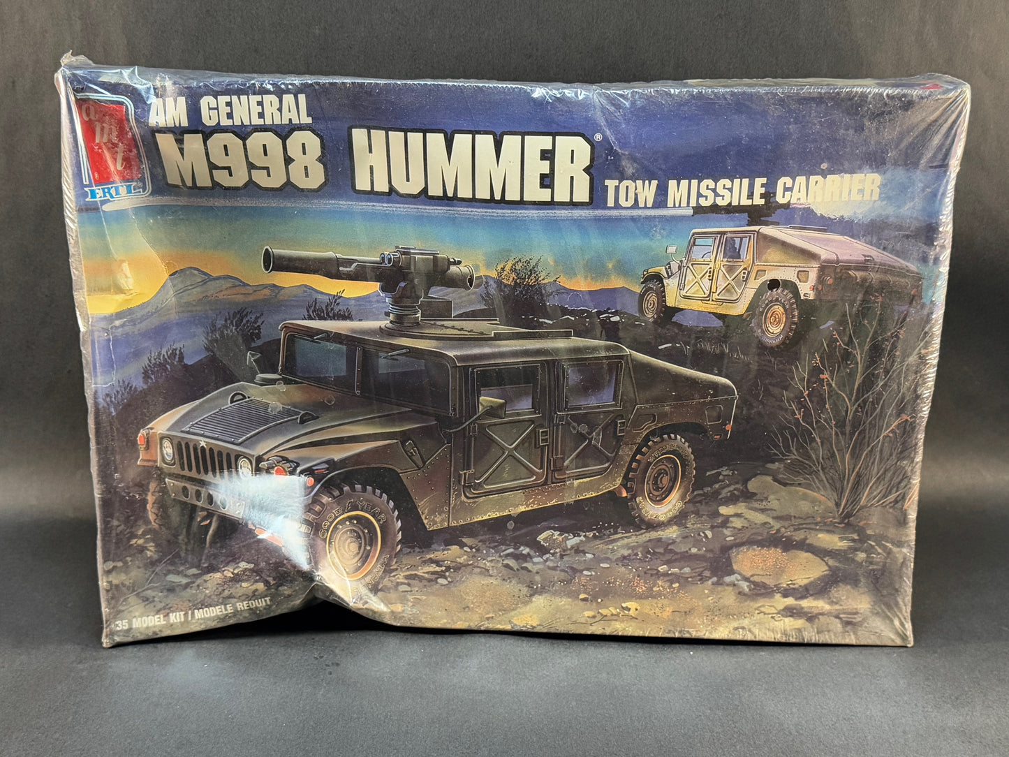 1995 AMT ERTL Model Kit 8672 1:35 Scale AM General M998 Hummer Tow Missile Carrier