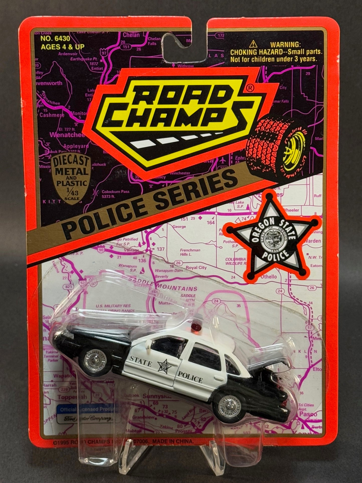1995 Road Champs State Police Collector's Series Oregon State Police, Black and White