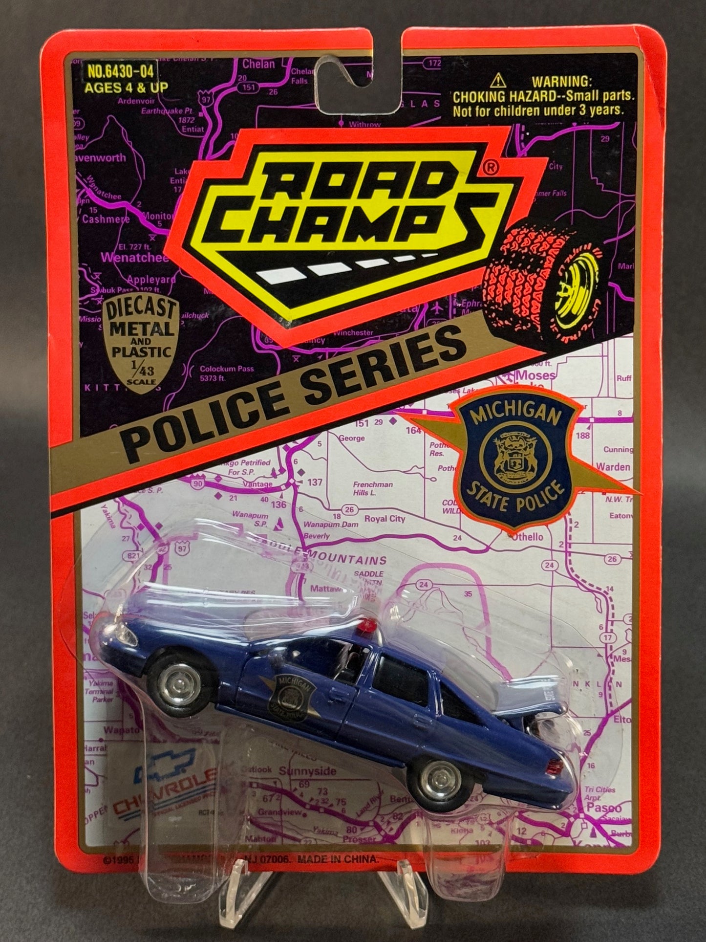 1995 Road Champs State Police Collector's Series Michigan State Police, Blue