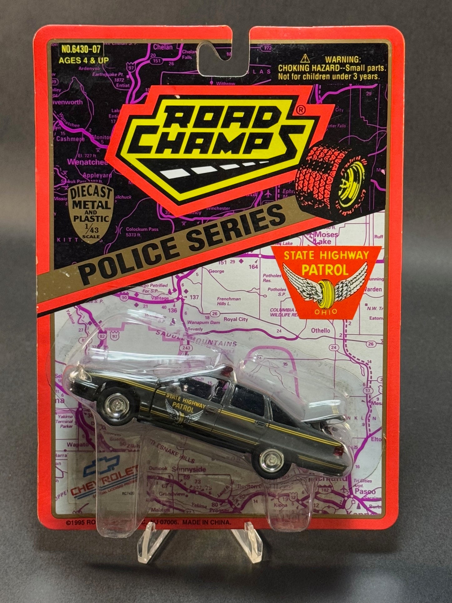 1995 Road Champs State Police Collector's Series Ohio State Highway Patrol, Gray