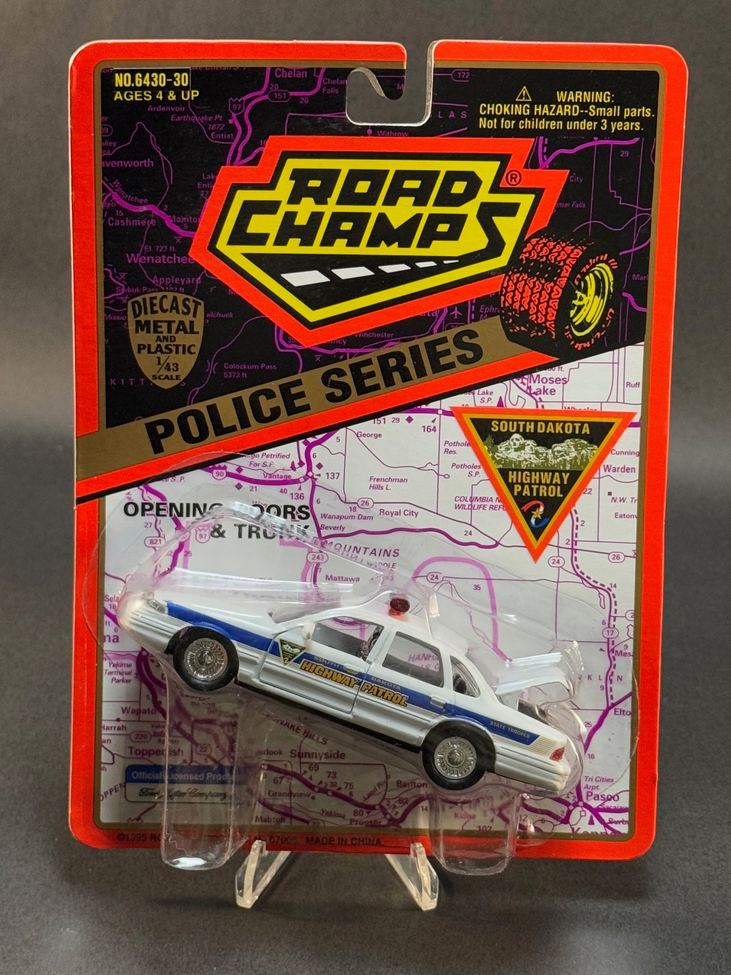 1995 Road Champs State Police Collector's Series South Dakota Highway Patrol, White