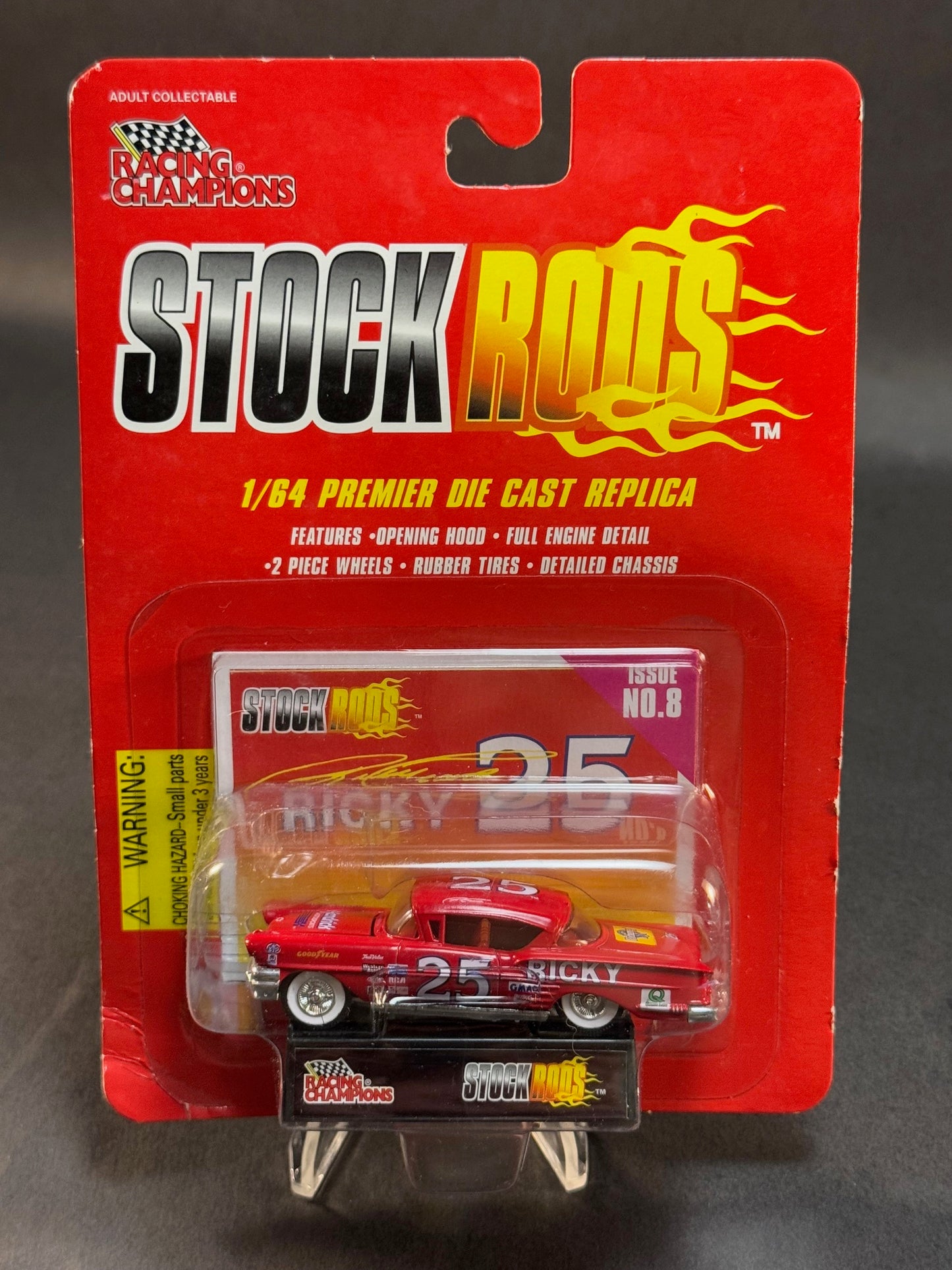 1997 Racing Champions NASCAR Stock Rods #8 Ricky Craven 25, Red
