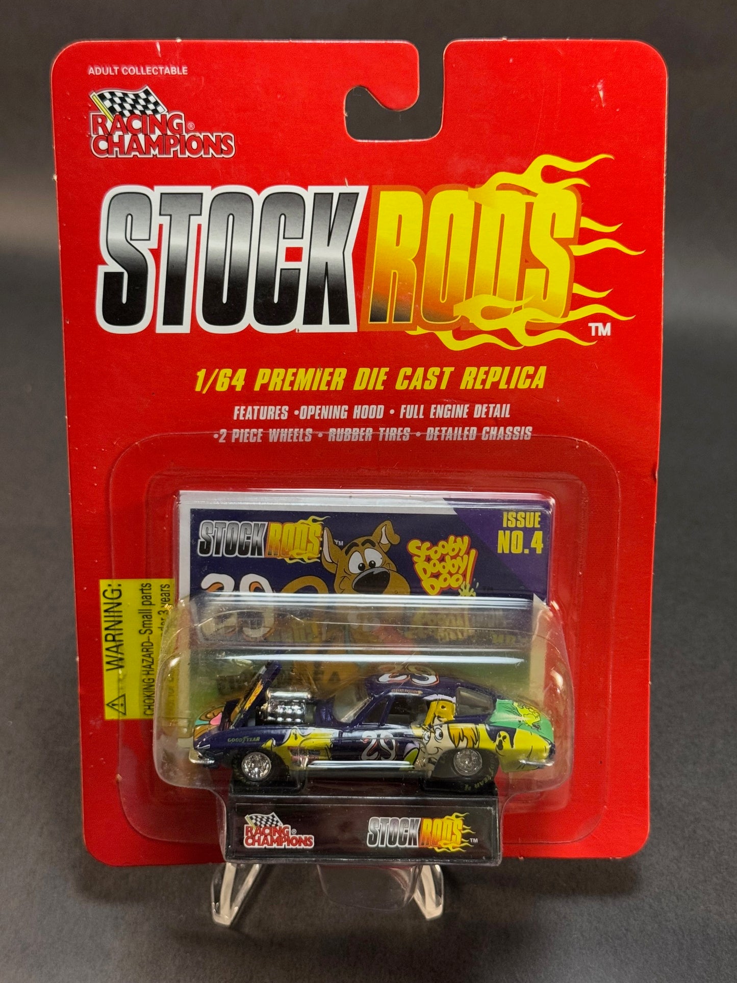1997 Racing Champions NASCAR Stock Rods #4 Scooby Doo 29, Blue