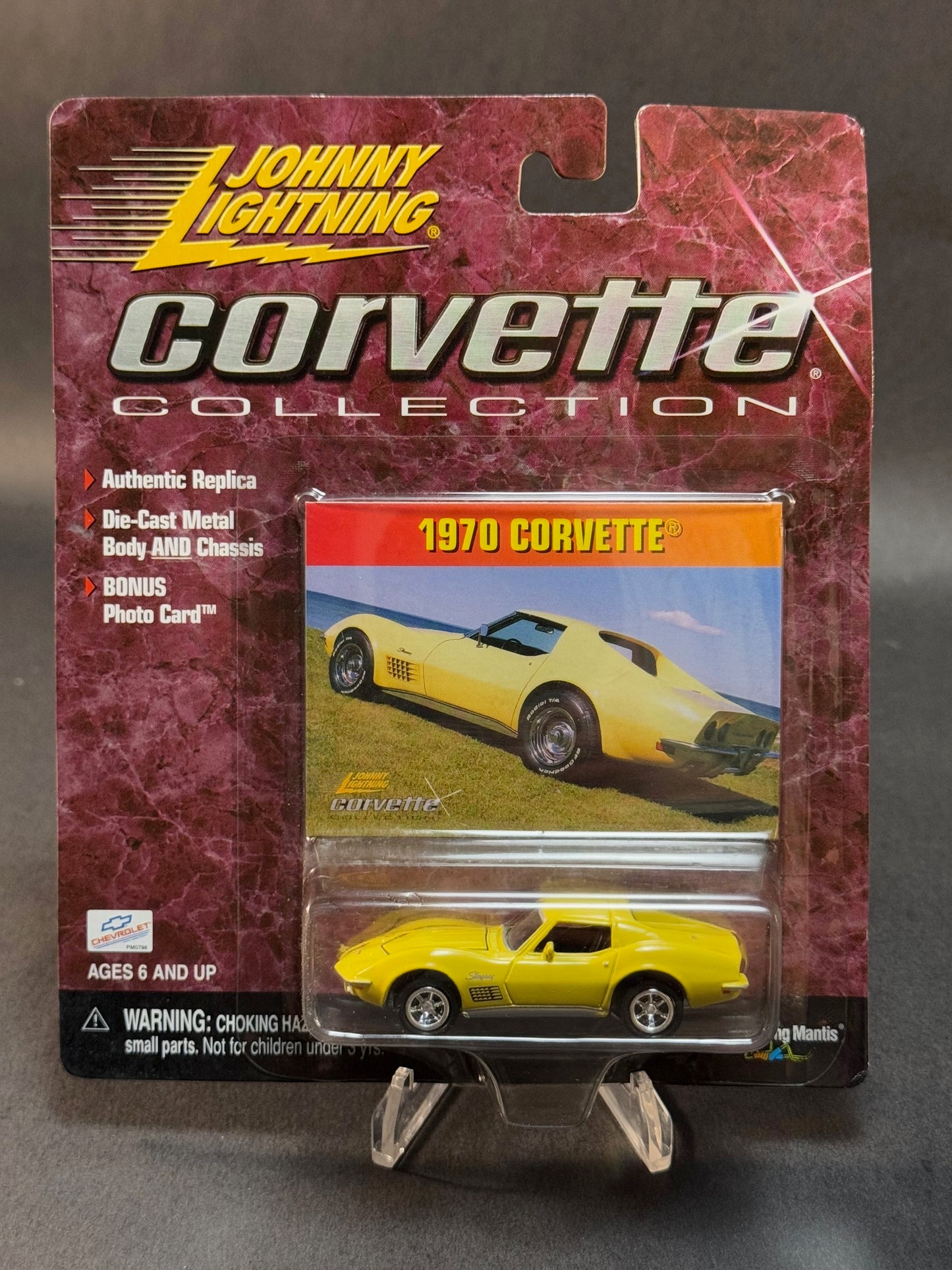 2000 Johnny Lightning Corvette Collection 1970 Corvette, Yellow