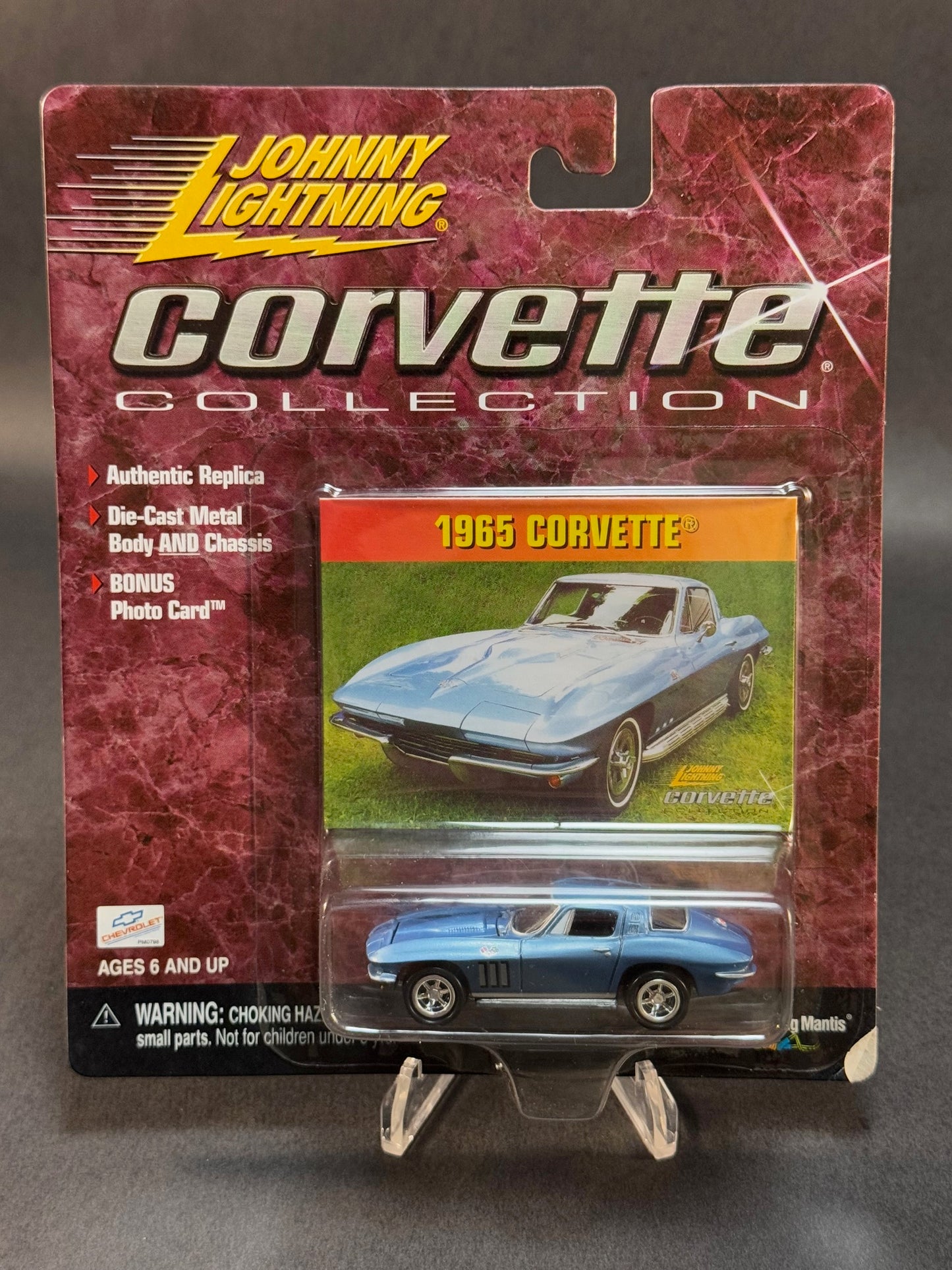 2000 Johnny Lightning Corvette Collection 1965 Corvette, Blue