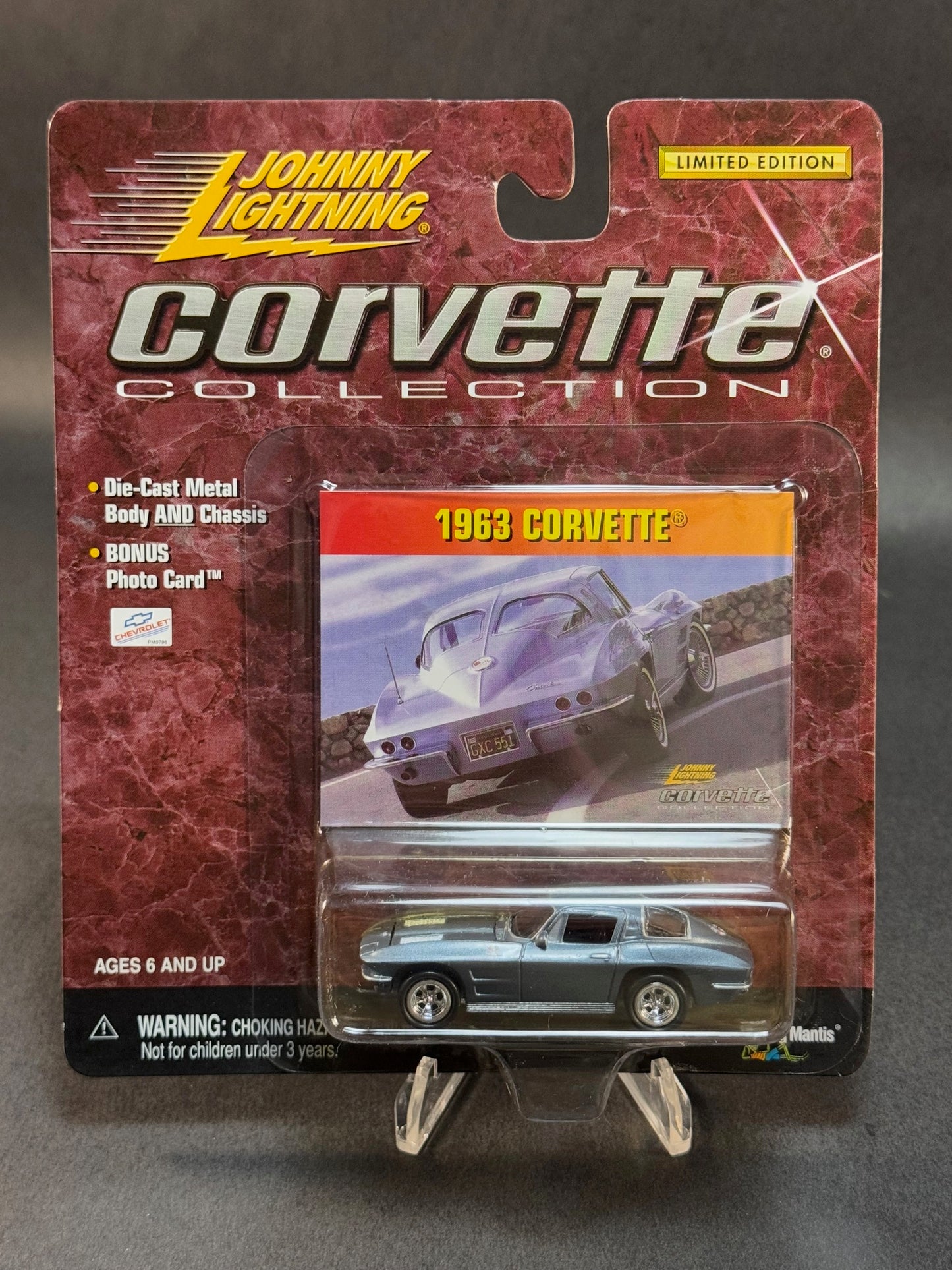 2000 Johnny Lightning Corvette Collection 1963 Corvette, Gray
