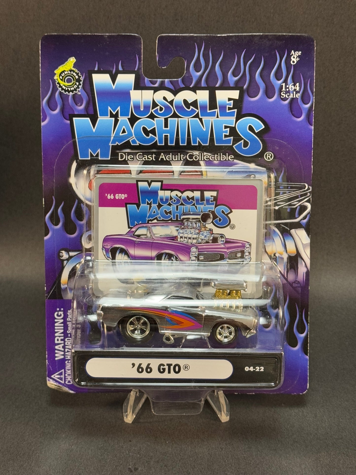 2004 Muscle Machines 04-22 '66 GTO, Silver