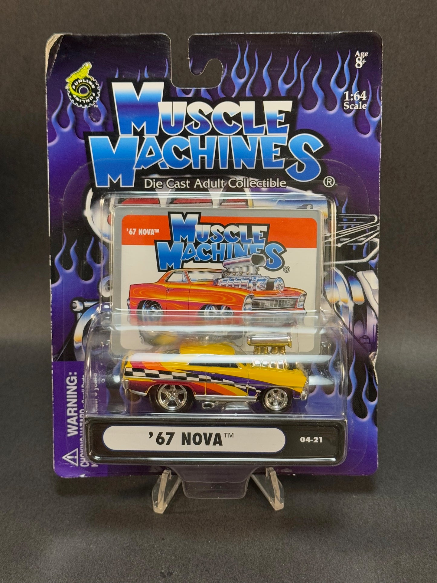 2004 Muscle Machines 04-21 '67 Nova, Yellow