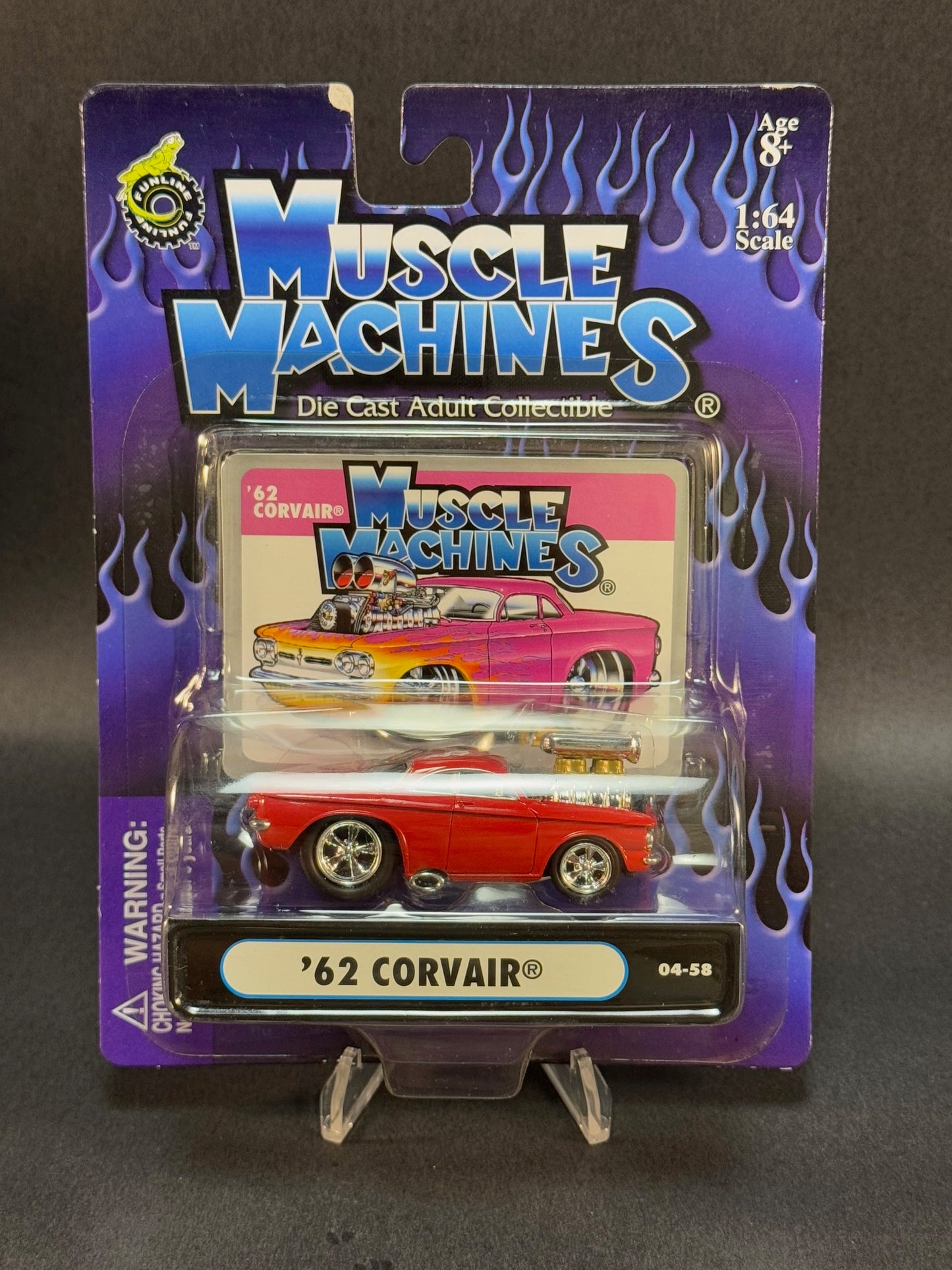 2004 Muscle Machines 04-58 '62 Corvair, Red