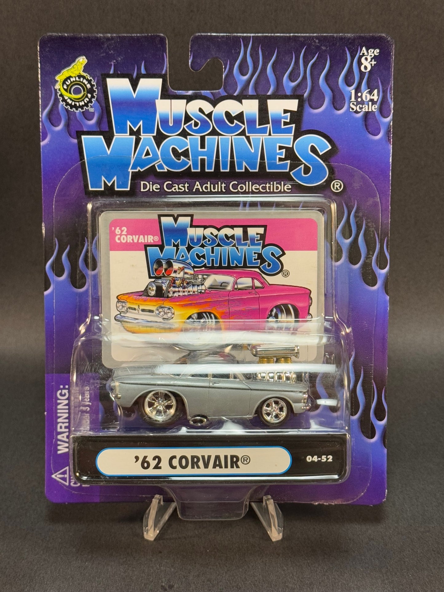 2004 Muscle Machines 04-52 '62 Corvair, Silver