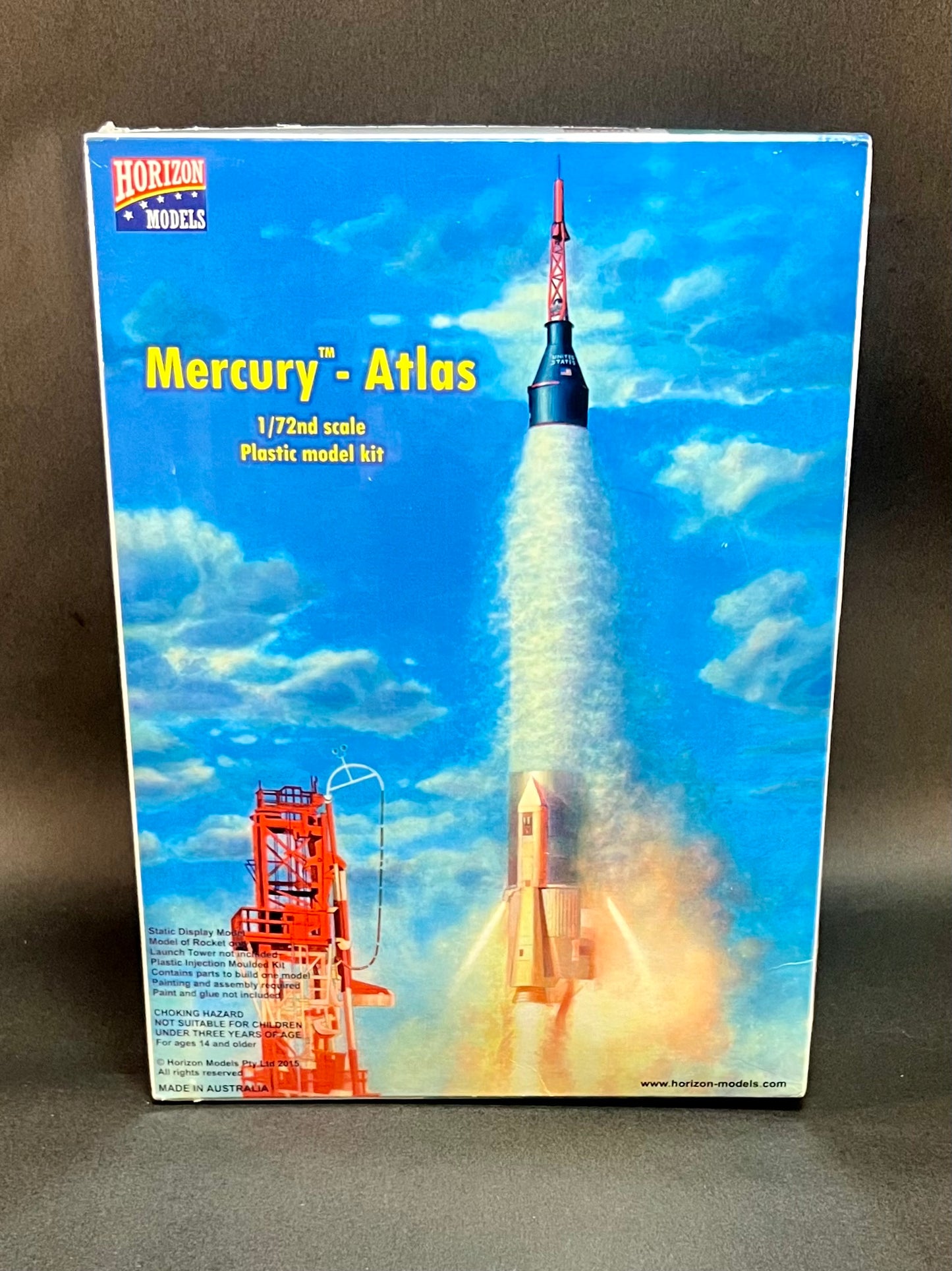 Horizon Models Kit 2002 1:72 Scale Mercury - Atlas