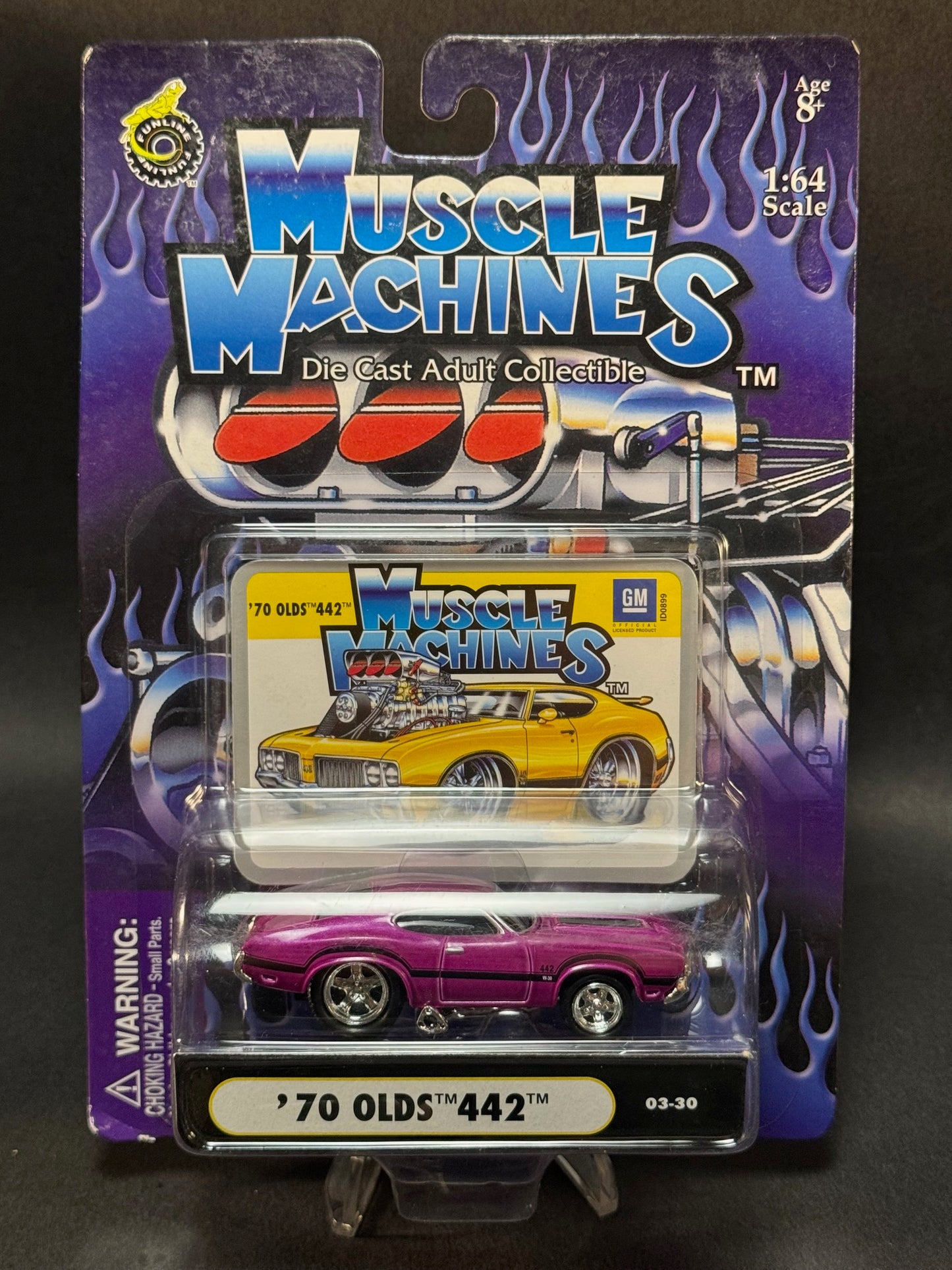 2003 Muscle Machines 03-30 '70 Olds 442, Pink