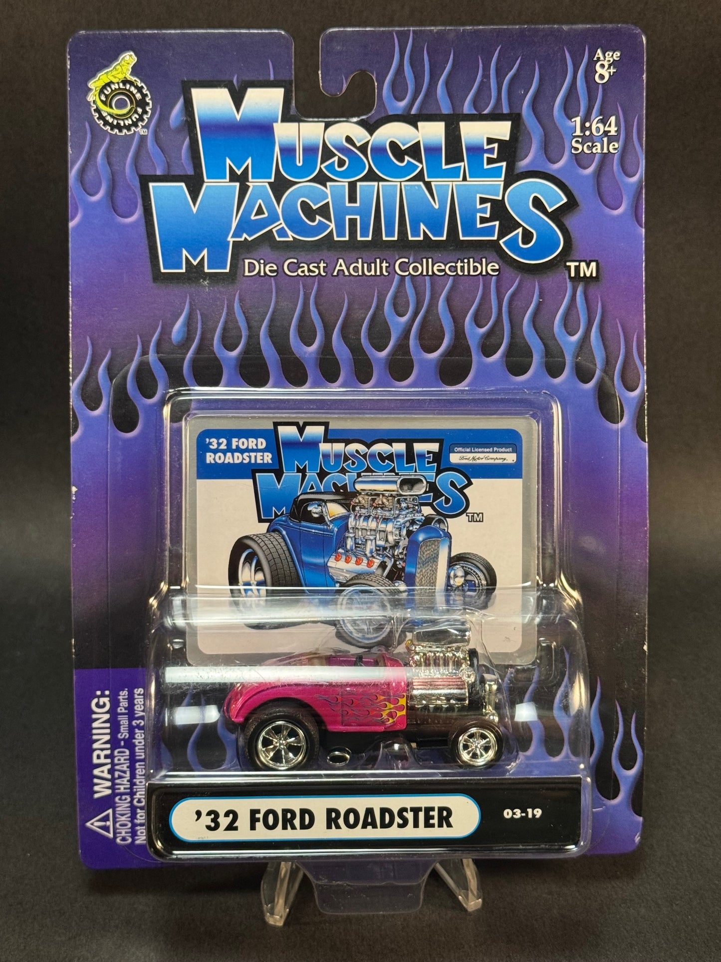 2003 Muscle Machines 03-19 '32 Ford Roadster, Pink