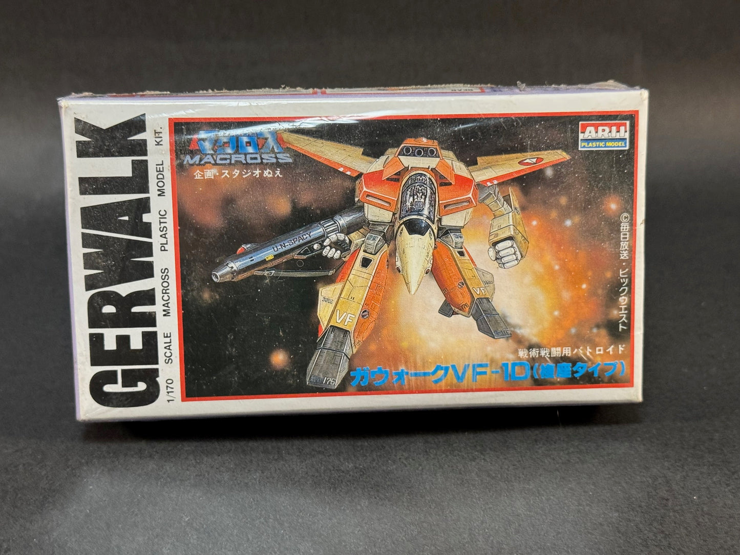 1984 ARII Model Kit AR-354 1:170 Scale Gerwalk Macross Valkyrie