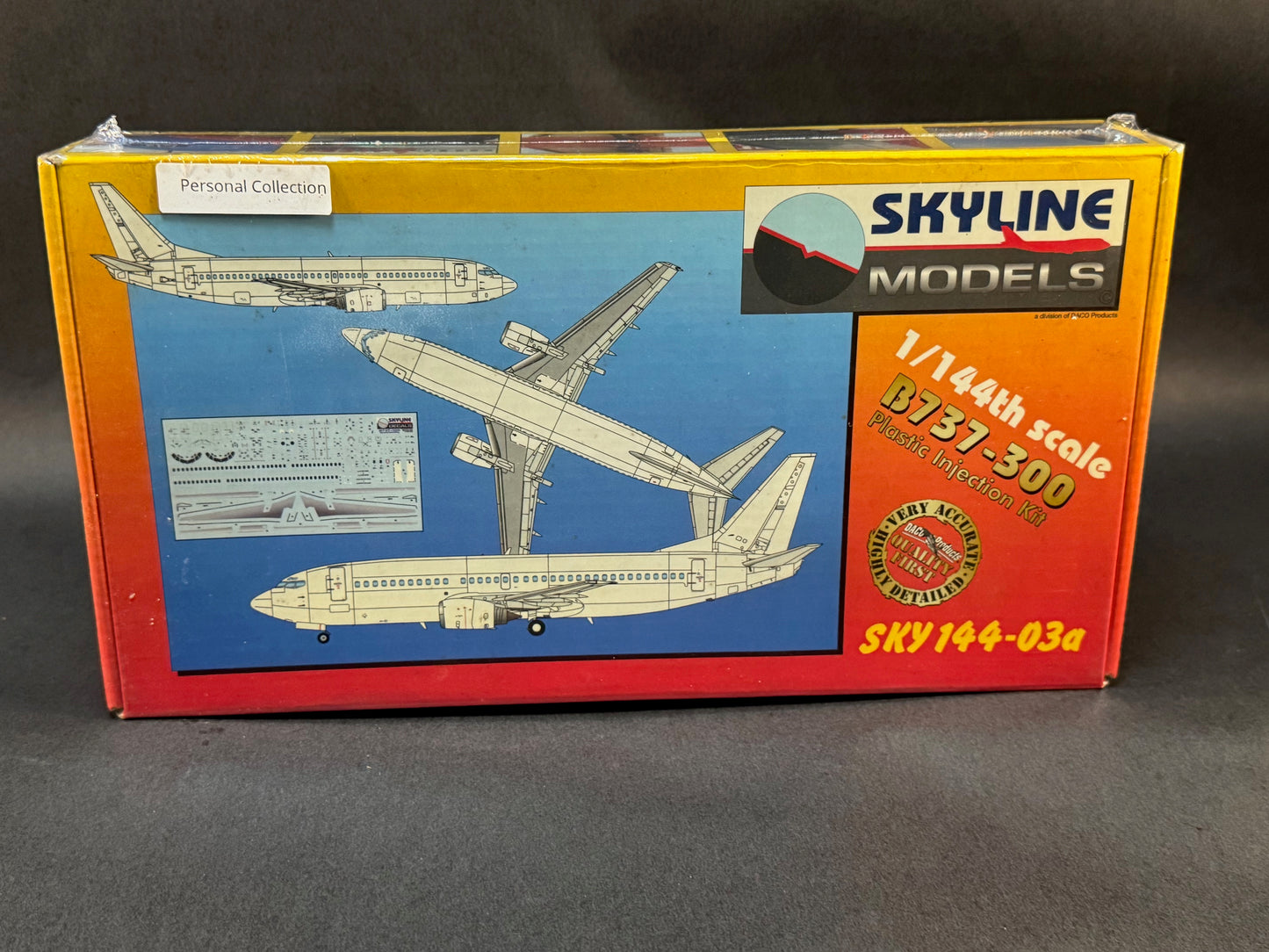 2006 Skyline Model Kit 144-03a 1:144 Scale B737-300