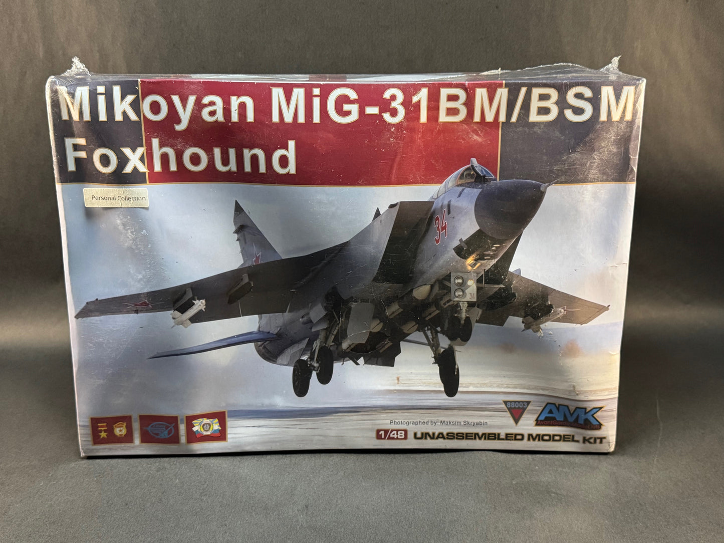 2015 AMK Model Kit 88003 1:48 Scale Mikoyan MiG-31 BM Foxhound