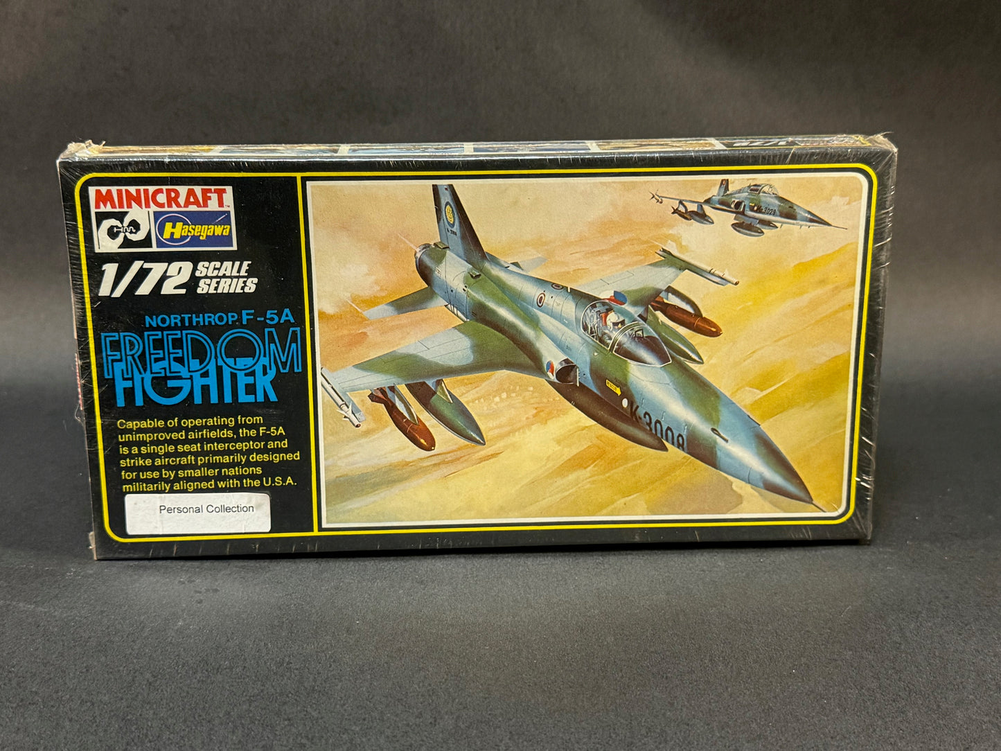1977 MiniCraft Hasegawa Model Kit 016 1:72 Scale Northrop F-5A Freedom Fighter