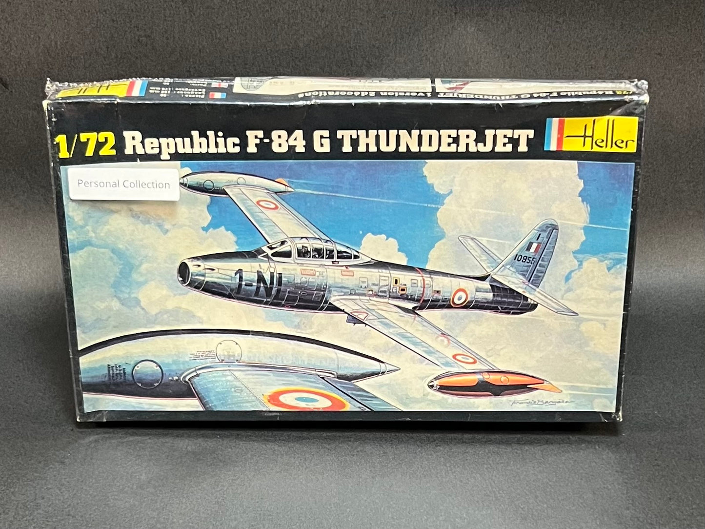 1979 Heller Model Kit 278 1:72 Scale Republic F-84 G Thunderjet
